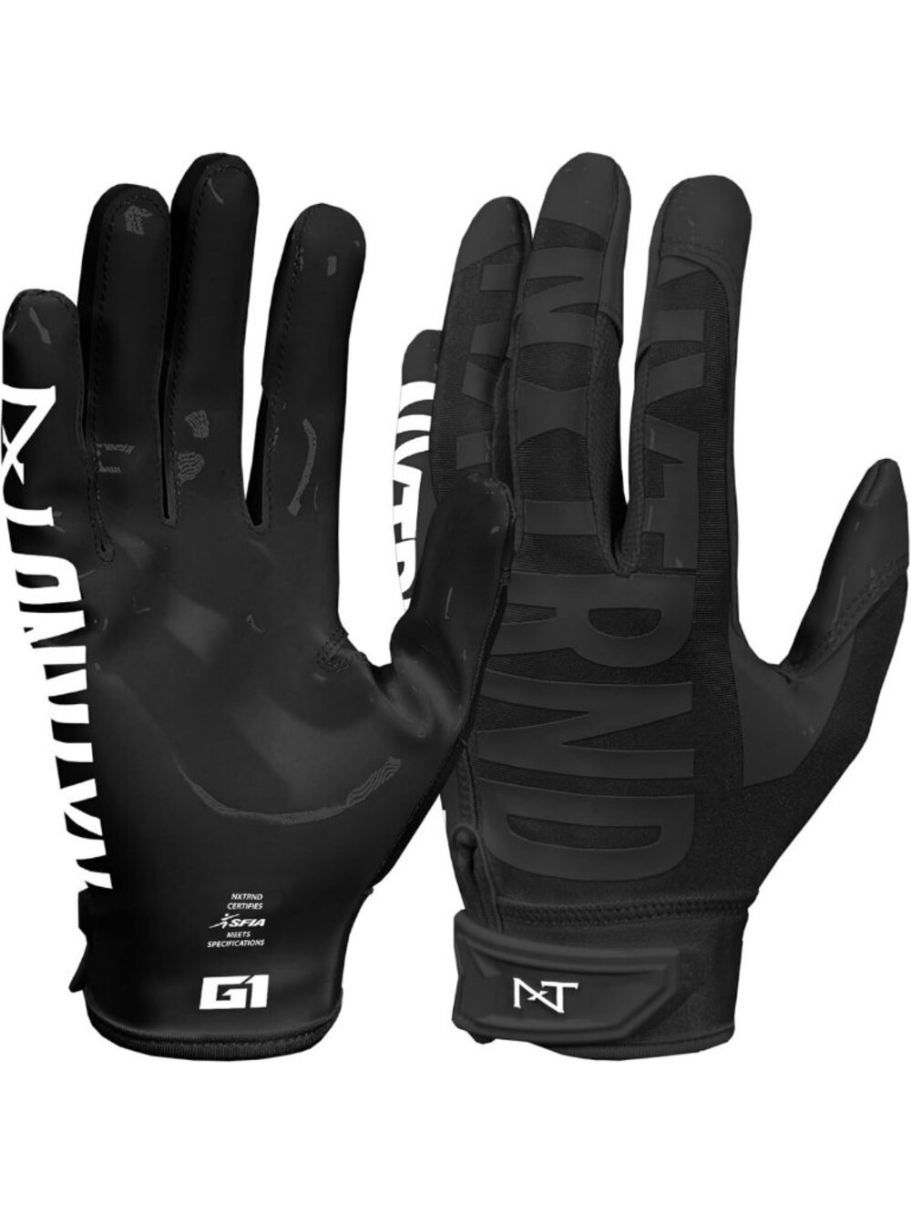 Men's Pro Football Gloves - Sticky Receiver Gloves for Enhanced Grip